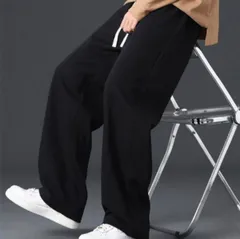 スウェットパンツ メンズ ジョガーパンツ 裏起毛 ブラック XL 防寒 部屋着