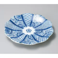 紺青花花型 ８.０皿