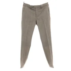 【新品アウトレット】メイヤー MAYER BONN ストレッチ ポリエステルウール チェック ドレススラックスパンツ グレー【サイズ50】【メンズ】