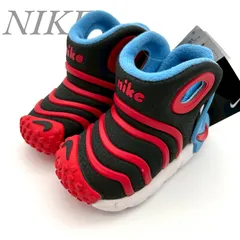 【B4497】 NIKE ナイキ スニーカー ベビーシューズ レッド ブラック ブルー ダイナモ ゴーブーツ ファーストシューズ 新品タグ付 合成皮革 合成樹脂