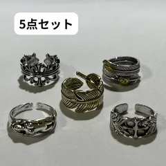 DustSilver DSR0150 指輪　アメカジ　メキシカン　ヴィンテージ　シルバー　リング　クロス　フェザー　イーグル