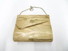 【一輝堂】和装小物 キンワシ 和装バッグ 金糸 26w02-1489