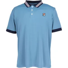 FILA フィラ ポロシャツ テニス ポロシャツ (em0263-12c)、ダークブルー