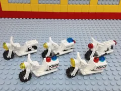 ☆1970年代〜☆ レゴ　乗り物　バイク　オートバイ　ポリスバイク　レトロバイク　LEGO タウン　レトロ