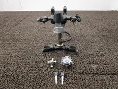 KSR PRO 倒立 トップブリッジ ステム メインキーセット ▲B2492！KL110E カワサキ 【 KL110CEA 】 キャブ車