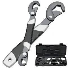 PIENSE パイプレンチ モンキー マジック レンチ セット 6-60mm 多機能 工具 万能 水道 (6-32mm)