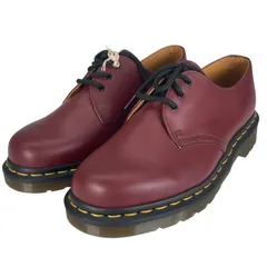 未使用品▲Dr.Martens ドクターマーチン 11838600 1461 3ホールシューズ イエローステッチ レザーシューズ チェリーレッド 5 レディース