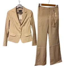 C424  GIO SPORT ジオスポーツ セットアップ  上品 カジュアル トラッド ベージュ テーラードジャケット フレアパンツ フォーマル