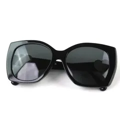極美品△CHANEL シャネル 5519-A ココマーク ハート スクエアシェイプ アイウェア サングラス 現行品 ブラック ホワイト 55□17 140 デモレンズ ケース付き イタリア製 レディース 極美品△CHANEL シャネル 5519-A ココマーク ハート スクエアシェイプ