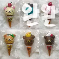 サンエックス リラックマ アイスクリーム キーホルダー (ボールペンX)