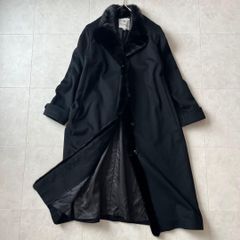 エクセレントカシミヤ カシミヤ混 ラビットファー ロングコート 