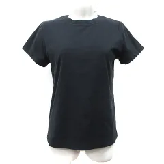 ジーナシス JEANASIS Tシャツ カットソー 半袖 F 黒 ブラック /YI