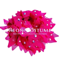 【オープン記念価格】新体操  キラキラシュシュ  ワイン  バレエ  ダンス  フィギュアスケート  ReonCostume