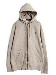 【お得なクーポン配布中!】 ポロ ラルフローレン フルジップ スウェット フード パーカー メンズ XL / トレーナー 裏起毛 ヘビーウェイト ワンポイント 大きいサイズ