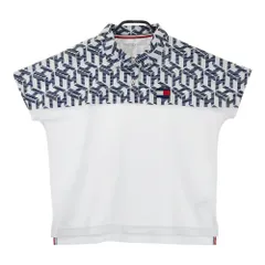 サイズ：M TOMMY HILFIGER GOLF トミー ヒルフィガーゴルフ  半袖ポロシャツ  ホワイト系 [240101623997] ゴルフウェア レディース ストスト