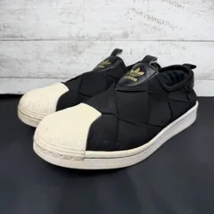 ADIDAS SUPERSTAR SLIP ON W  アディダス スーパースター スリッポン ウィメンズ ブラック 黒  23.5cm レディース スリッポン FV3187 L04892