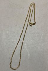 KIOYG ツイストチェーン ネックレス 約38cm 幅1㎜　重さ0.52 KIOYG ツイストチェーン ネックレス 約38cm 幅1㎜ 重さ0.52 - メルカリ