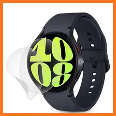 【新品】 For Galaxy Watch 7/6/5/4 44mm 用 スクリーン保護フィルム (2枚入り) 高透過率 反射低減 アンチグレア 軟TPU素材 液晶保護フィルム 防気泡 防指紋 全面保護の対応 Galaxy Watch 7/6/5/4 0