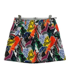 中古 レディース ジャックバニー Jack Bunny!! スカート 2(L) マルチカラー 中綿 一体型インナーパンツ 総柄