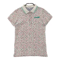 サイズ：0 JACK BUNNY ジャックバニー  半袖ポロシャツ 花柄 ホワイト系 [240001560999]# ゴルフウェア レディース ストスト