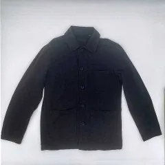 UNIQLO　ユニクロ　ウォッシュジャージーワークジャケット　ダークネイビー　Sサイズ　〇◇・◇〇