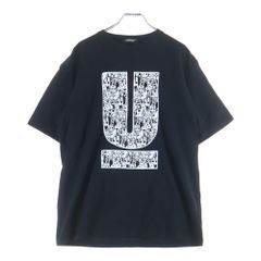 UNION76でかロゴ×飛び散りペイント総柄デザインブラックTシャツ3L 
