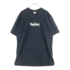 SUPREME (シュプリーム) 23AW Box Logo Tee ボックスロゴ カモ クルーネック半袖Tシャツ カットソー ブラック