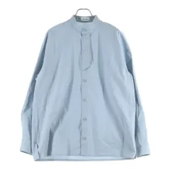 THE RERACS (ザ リラクス) 22AW VINTAGE FINX COTTON PLACKET SHIRT ヴィンテージ フィンクス コットン プラケット 長袖シャツ ブルー 22FW-REBL-314-Jのサムネイル