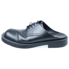 CAMPER (カンペール) MIL 1978 スクエアトゥ レザーシューズ ミュール ブラック A500004