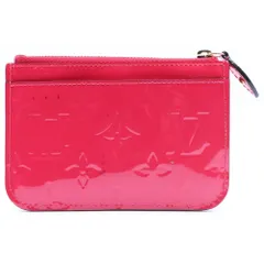 LOUIS VUITTON (ルイヴィトン) モノグラム ヴェルニ クレNM ポシェット 財布 ピンク PVCレザー M90312