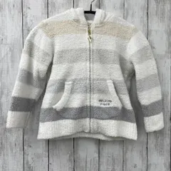【 gelato pique 】キッズ服 ベビモコボーダーパーカー XSサイズ