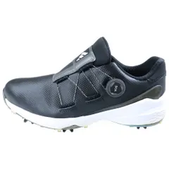 adidas (アディダス) ZG23 BOA ボア ダイヤル式 ローカットスニーカー ゴルフシューズ スパイクシューズ ブラック US8.5/26.5cm GY9714