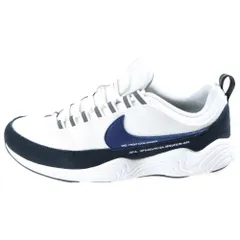 NIKE (ナイキ) ×FRAGMENT AIR ZOOM SPIRIDON SP BLUE VOID フラグメント エアズーム スピリドン ローカットスニーカー ホワイト US10/28cm HF5455-100