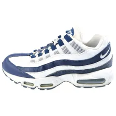 NIKE (ナイキ) AIR MAX 95 ESSENTIAL MIDNIGHT NAVY エアマックス エッセンシャル ミッドナイトネイビー ローカットスニーカー ホワイト/ネイビー US8.5/26.5cm CI3705-400