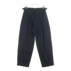 LEMAIRE (ルメール) 25SS PLEATED CARROT PANTS プリーツ キャロットパンツ サイドアジャスター付チノパンツ ブラック PA1194 LF1365のサムネイル