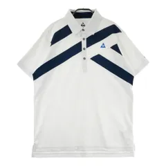 サイズ：3L LE COQ GOLF ルコックゴルフ  半袖ポロシャツ  ホワイト系 [240101614621] ゴルフウェア メンズ ストスト