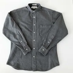 INDIVIDUALIZED SHIRTS×URBAN RESEARCH DOORS スタンドカラーシャツ 14 1/2-32 USA製 グレー コットン100% ポケット付 メンズのサムネイル