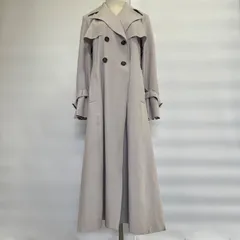 【T-80】PROPORTION BODY DRESSING トレンチコート S ベージュ ロング ダブルボタン フレア袖 上品 きれいめ 春秋 アウター レディースのサムネイル