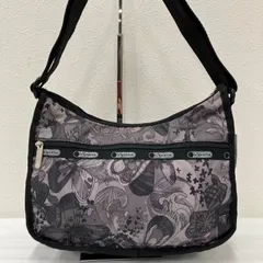 9697　LeSportsac　レスポートサック　ショルダーバッグ　クラシックホーボー　ブラック　黒　グレー　花柄　フラワー　バタフライ　パピヨン　蝶々　レディース　軽量　シンプル　カジュアル