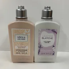 T3029 LOCCITANE ロクシタン NO ボディミルク 250ml、WLV ボディミルク 250ml 計2点セット