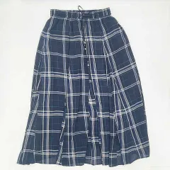 GLOBAL WORK グローバルワーク　エアリーリラックスフレアスカートショート丈　ネイビー　フリーサイズ　□□