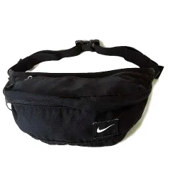 ナイキ NIKE ウエストバッグ ボディバッグ ナイロン ロゴ 刺繍 黒 ブラック かばん 鞄 カバン