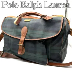 ポロラルフローレン Polo Ralph Lauren タータンチェック ボストンバッグ PVC レザー 2way 大容量 旅行バッグ トラベルバッグ ショルダーバッグ 肩掛け 斜め掛け メンズ レディース ユニセックス クラシック ヴィンテージ 定番