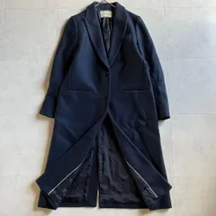 美品✨ UNITED ARROWS ロングチェスターコート 紺 Sサイズ