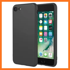 【新品】 【Robinsys】対応 iPhone SE 第2世代、iPhone7 iPhone8 ケース TPU（ブラック） ソフト タッチ シリコンケース 薄型 超軽量 指紋防止 擦り傷防止 全面保護 耐衝撃カバー スマホケース アップル あいふぉん7/8/