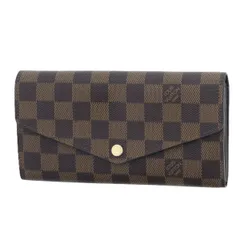 LOUIS VUITTON ルイヴィトン ダミエ ポルトフォイユ サラ 長財布 N63209 レディース ダミエキャンバス エベヌ 中古
