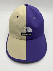 Supreme×THE NORTH FACE 紫白 キャップ