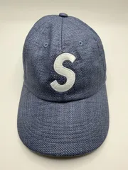 Supreme Sロゴ キャップ ブルー USA製 正規品