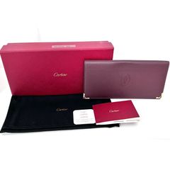 ✨新品未使用✨ Cartier 長財布 サントス プレート ラウンド - メルカリ