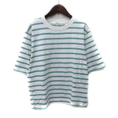 ニコアンド Niko and.. Tシャツ カットソー ボーダー 半袖 M マルチカラー /YI